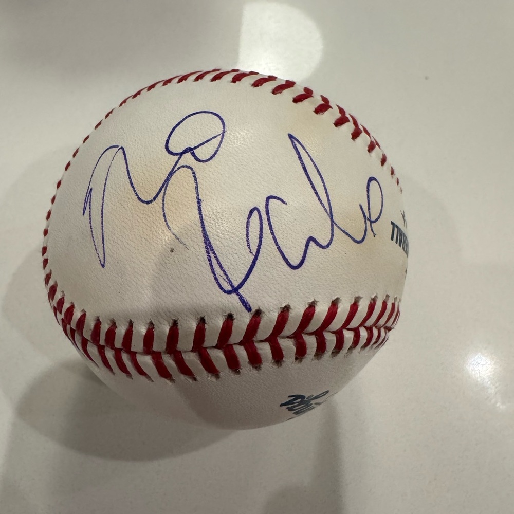 Autographed Baseball by Gavin Rossdale of Bush with Certificate of Authenticity